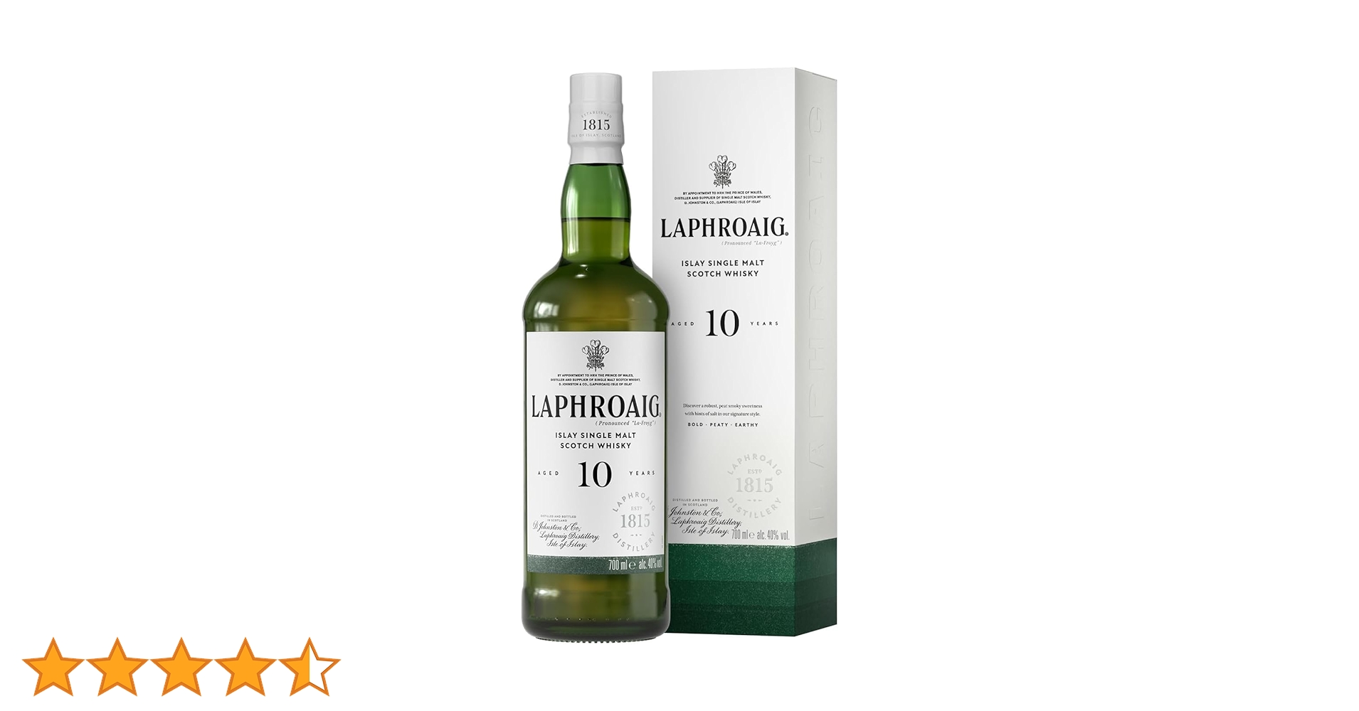 Amazon.co.jp: シングルモルト ラフロイグ 10年 40度 700ml［並行輸入